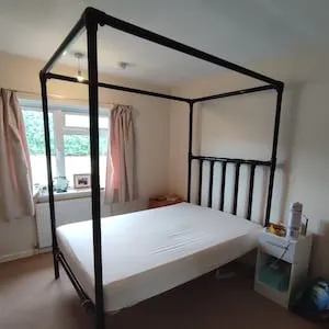 pornhint Pornhint Bondage four poster bed frame - Steel Scaffolding Frame for Slings and BDSM - Custom Dungeon Furniture