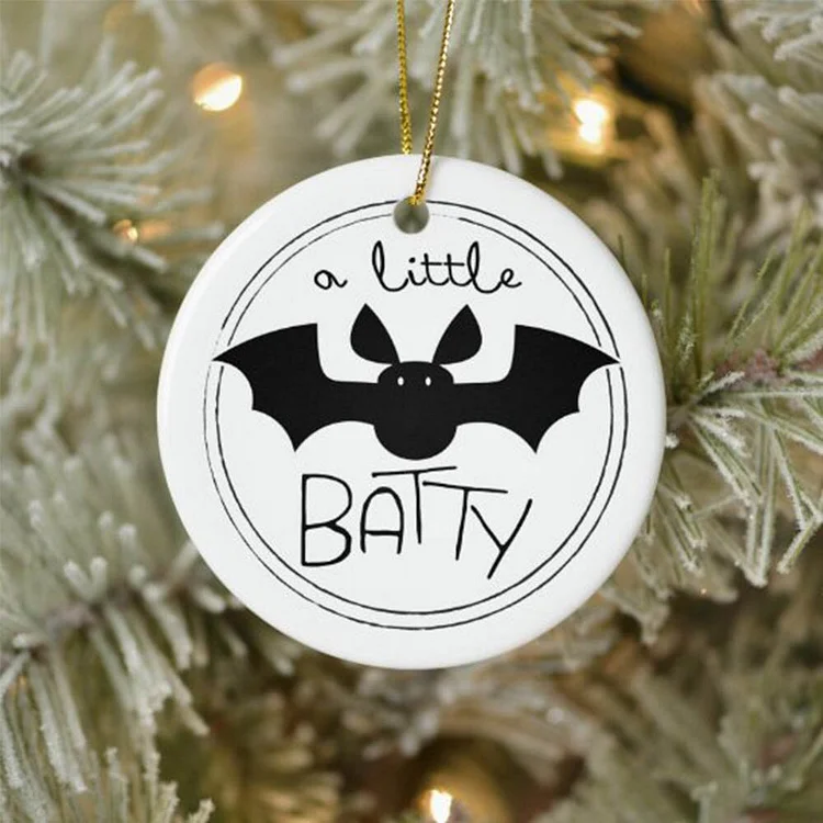 A Little Batty Halloween Ornament Home Decor