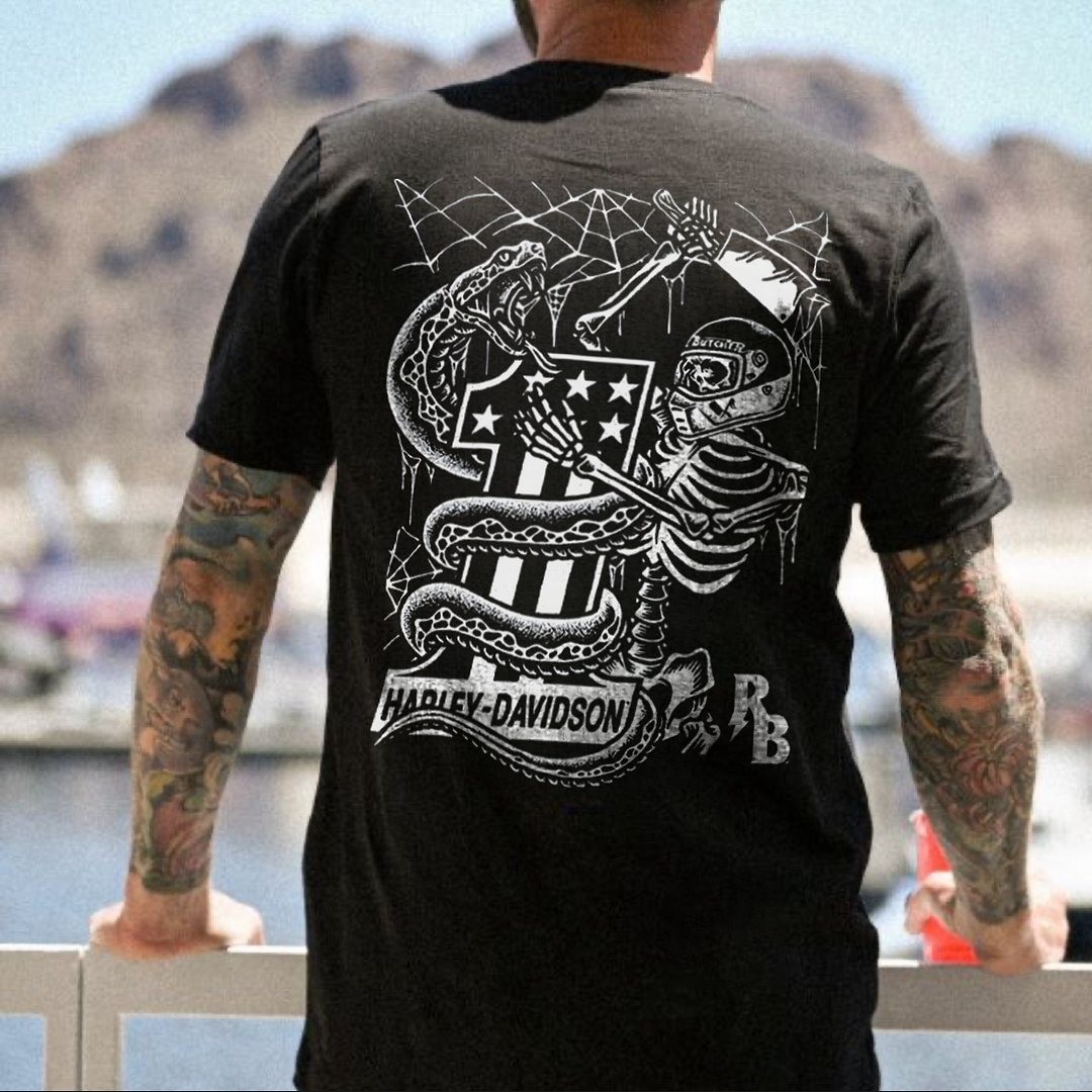 Harley-Davidson Printed Men's T-shirt - Devcarry