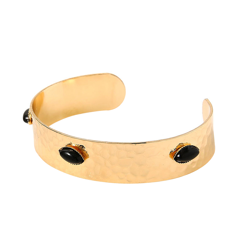 Fashion Women Stone Open Bangle Unisex Charming Circle Bangle Jewelry Gift, Black, 501 Original
Fashion Women Stone Open Bangle Unisex Charming Circle Bangle Jewelry Gift, Black, 501 Original