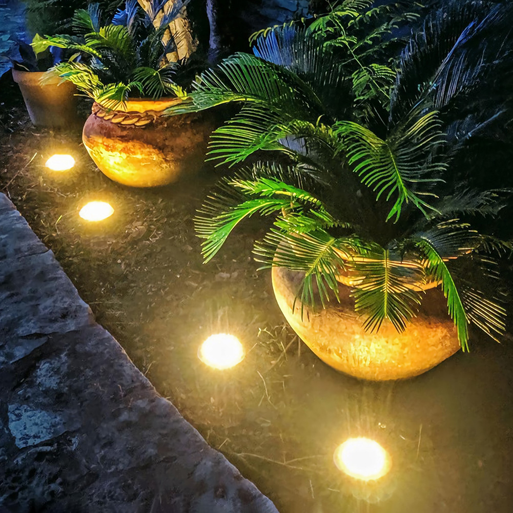 4x 8 LED Solar Buried Lights Waterproof Path Garden Under Ground Lawn Lamp, Warm white, 501 Original
4x 8 LED Solar Buried Lights Waterproof Path Garden Under Ground Lawn Lamp, Warm white, 501 Original