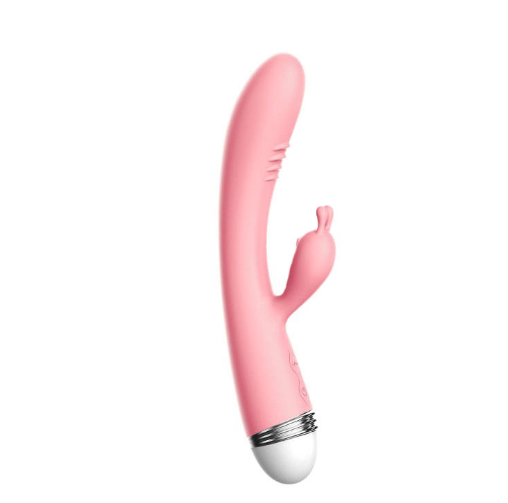 Rabbit Vibrator Strong Dildo Vibrator G-spot Clitoris Stimulator Vaginal Masturbation - Rose Toy