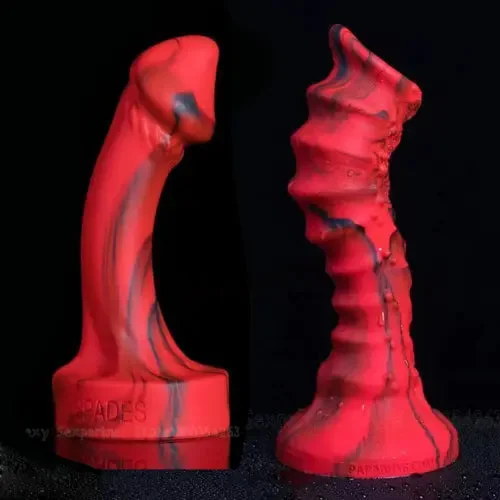 pornhint Pornhint Red Dildos Silicone Penis Lesbian Strapon Anal Dilator Butt Plug G Spot Sex Toys