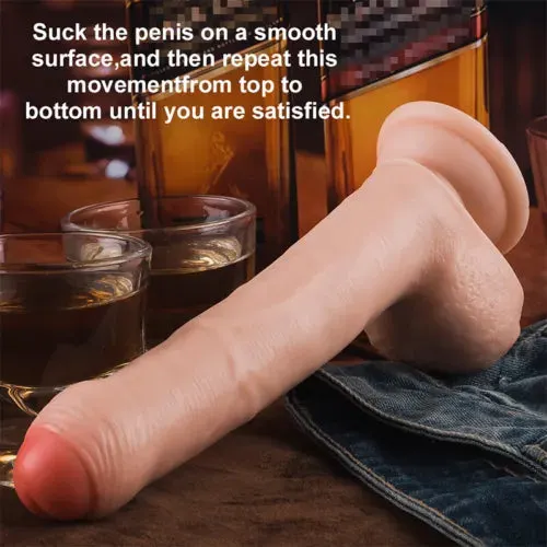 pornhint Pornhint NEW LISTINGRealistic Dildo Suction Cup Realistic Penis Dong Uncut Cock G-spot Sex Toy Girl
