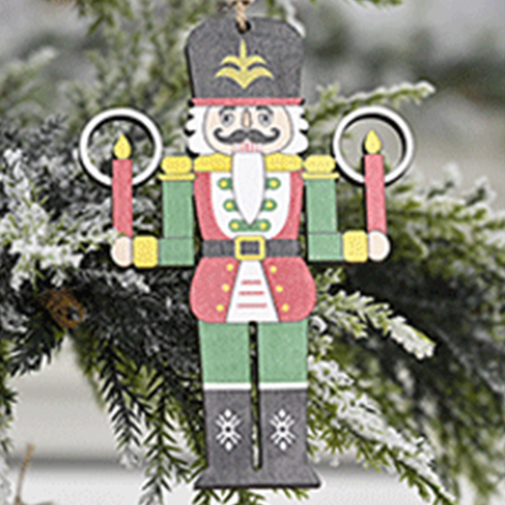 Walnut Soldier Wooden Pendant with LED Bulb Hanging Christmas Tree Ornament, 01, 501 Original
Walnut Soldier Wooden Pendant with LED Bulb Hanging Christmas Tree Ornament, 01, 501 Original