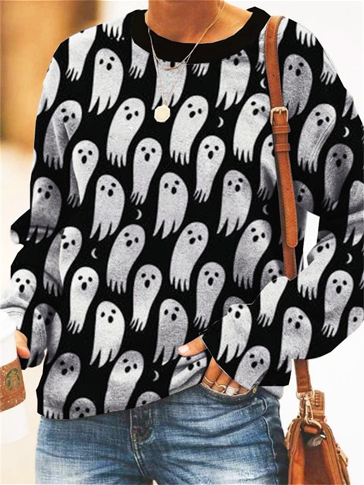 Halloween Ghost Spooky Sweatshirt