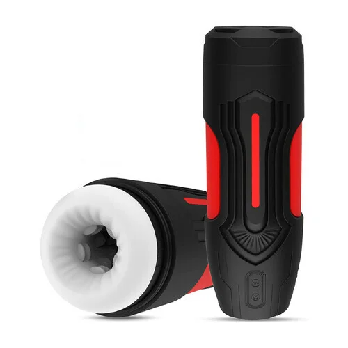 2-in-1 Sucking Vibration Automatic Blowjob Masturbation Cup - Rose Toy