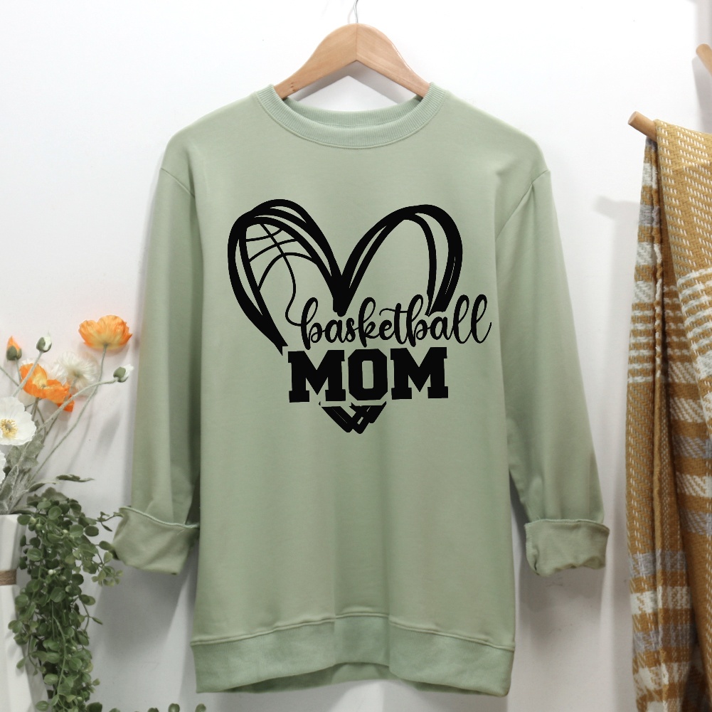 Basketball mom Women Casual Sweatshirt-Guru-buzz