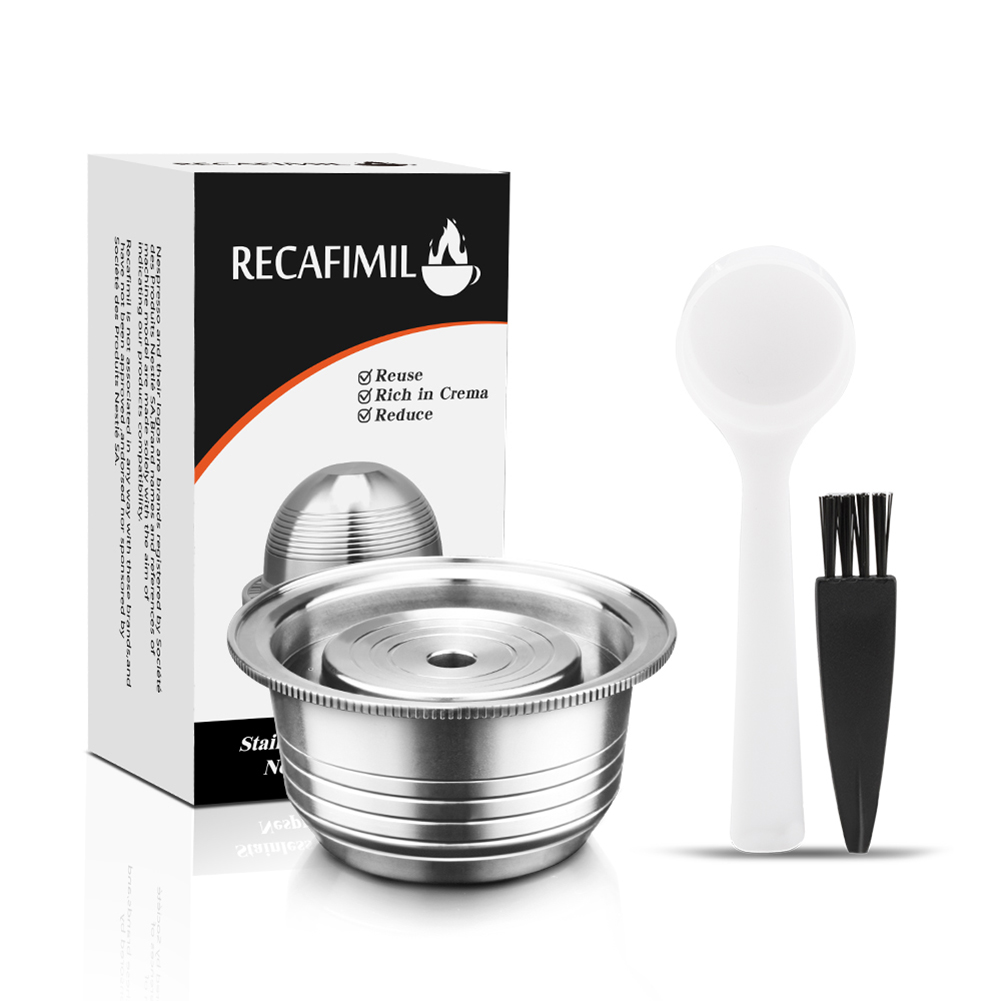 Coffee Capsule Cup Stainless Steel Refillable Filter for Vertuo Plus -A, 501 Original
Coffee Capsule Cup Stainless Steel Refillable Filter for Vertuo Plus -A, 501 Original