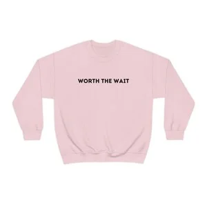 pornhint Pornhint Worth The Wait Chastity Sweater Church Sweater Promise SweaterUnisex Heavy Blend Crewneck Sweatshirt