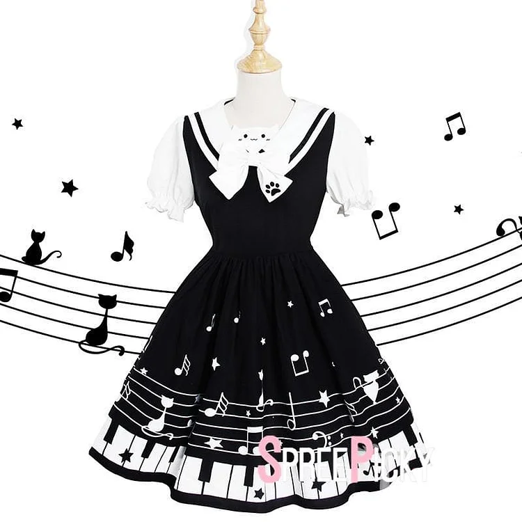 Kawaii Neko Musical Dress SP1710072
