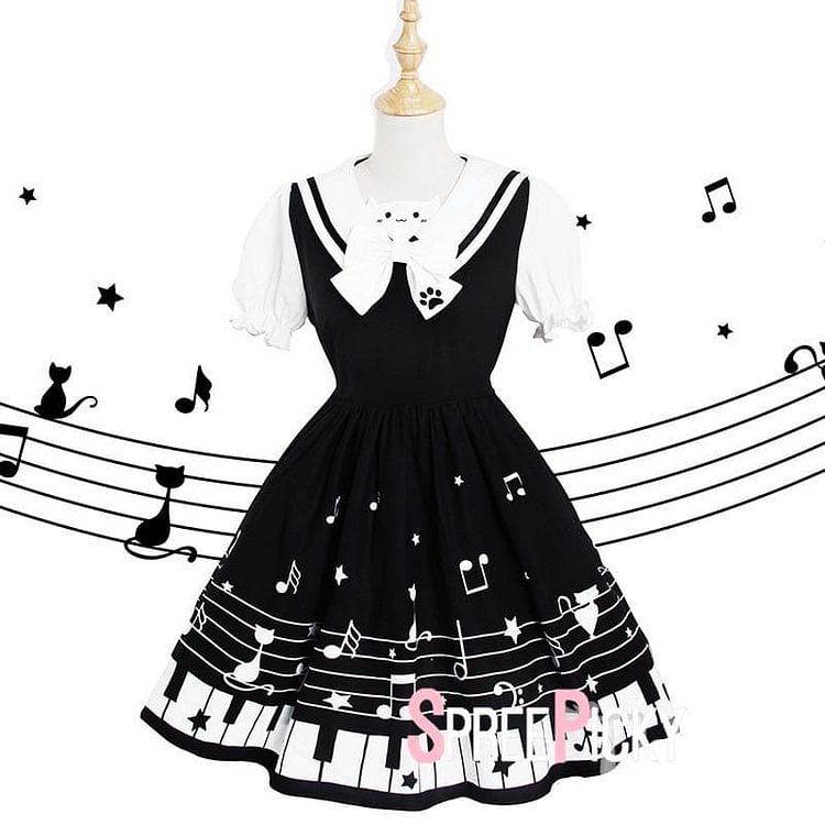 Kawaii Neko Musical Dress SP1710072