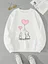 Women Fleece Cartoon Avocado Love 90s Trend Cute Clothing Fashion Pullovers Print Long Sleeve Clothes Female Graphic Sweatshirts