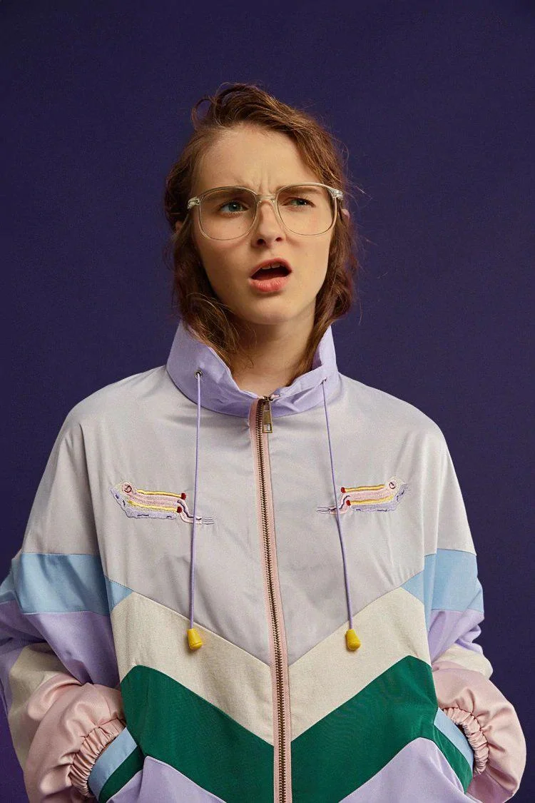 90S VINTAGE PASTEL JACKET V099