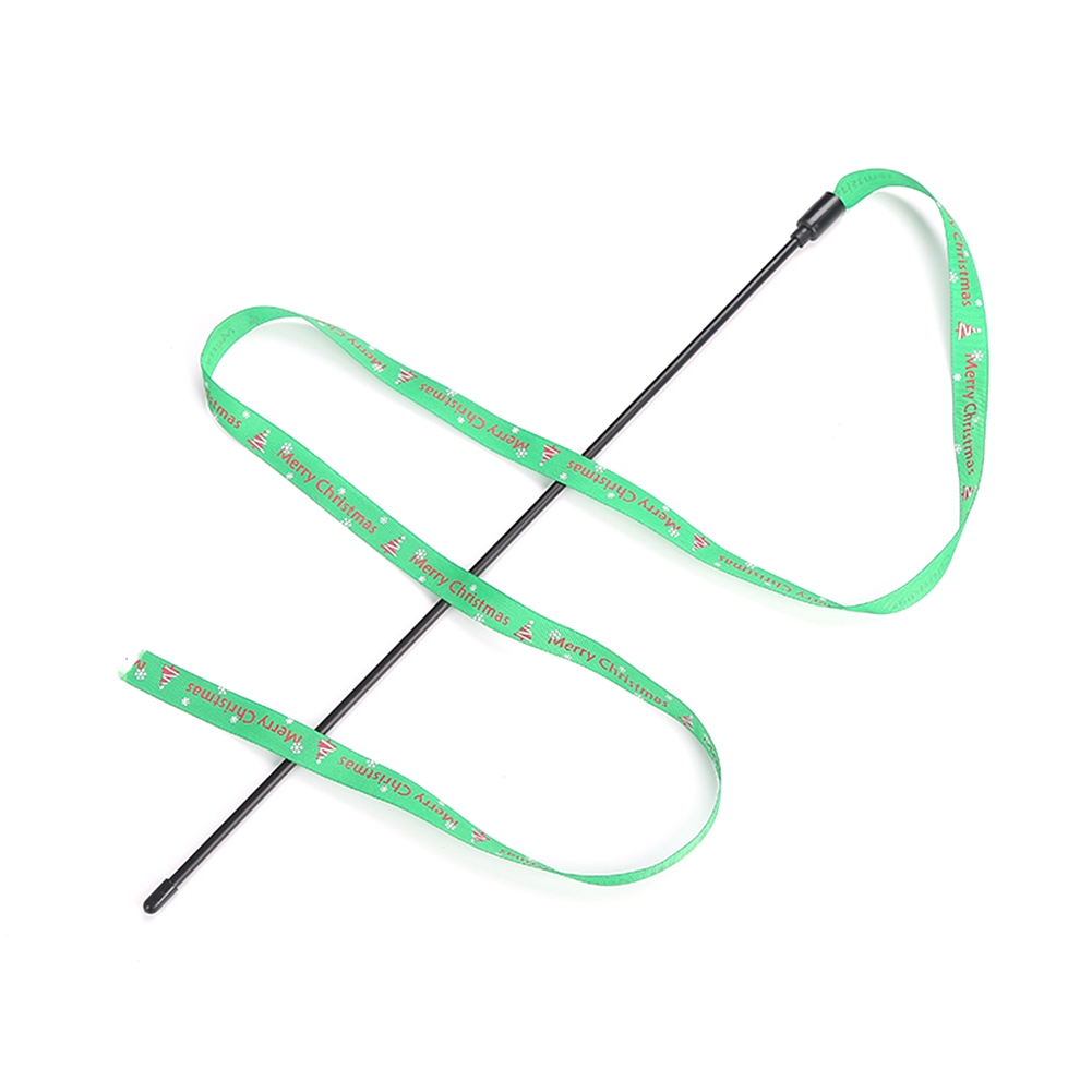 Pet Cat Toys Long Ribbon Cat Teaser Stick Pet Training Interactive Supply, Green, 501 Original
Pet Cat Toys Long Ribbon Cat Teaser Stick Pet Training Interactive Supply, Green, 501 Original