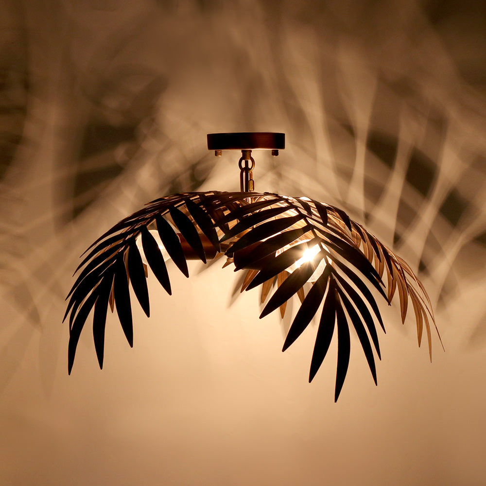 Vintage Loft Coconut Tree Ceiling Light Modern Pendant Light