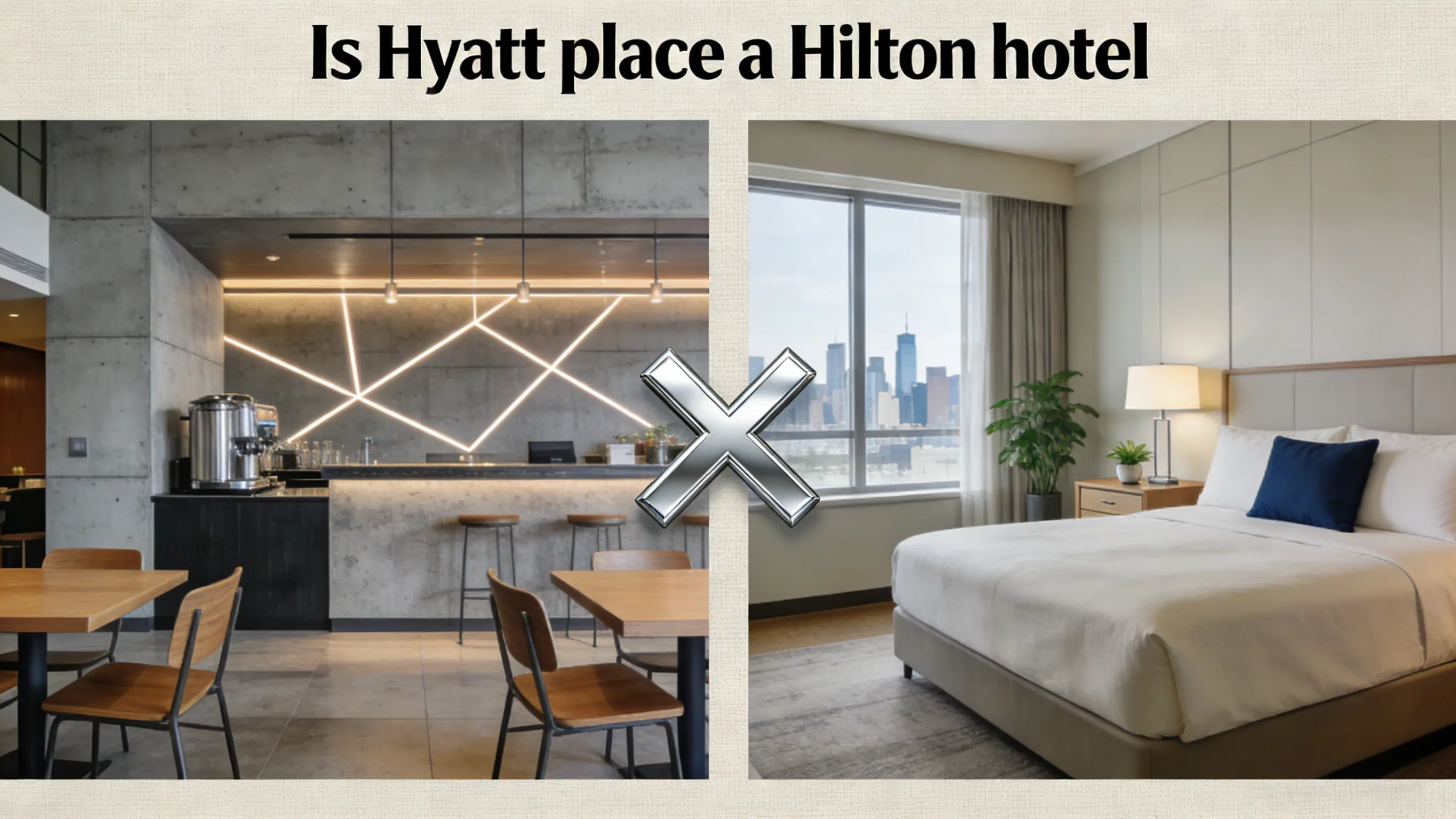 mytripsup Is Hyatt Place a Hilton Hotel? The Clear Guide to Hotel Brand Loyalty mytripsup