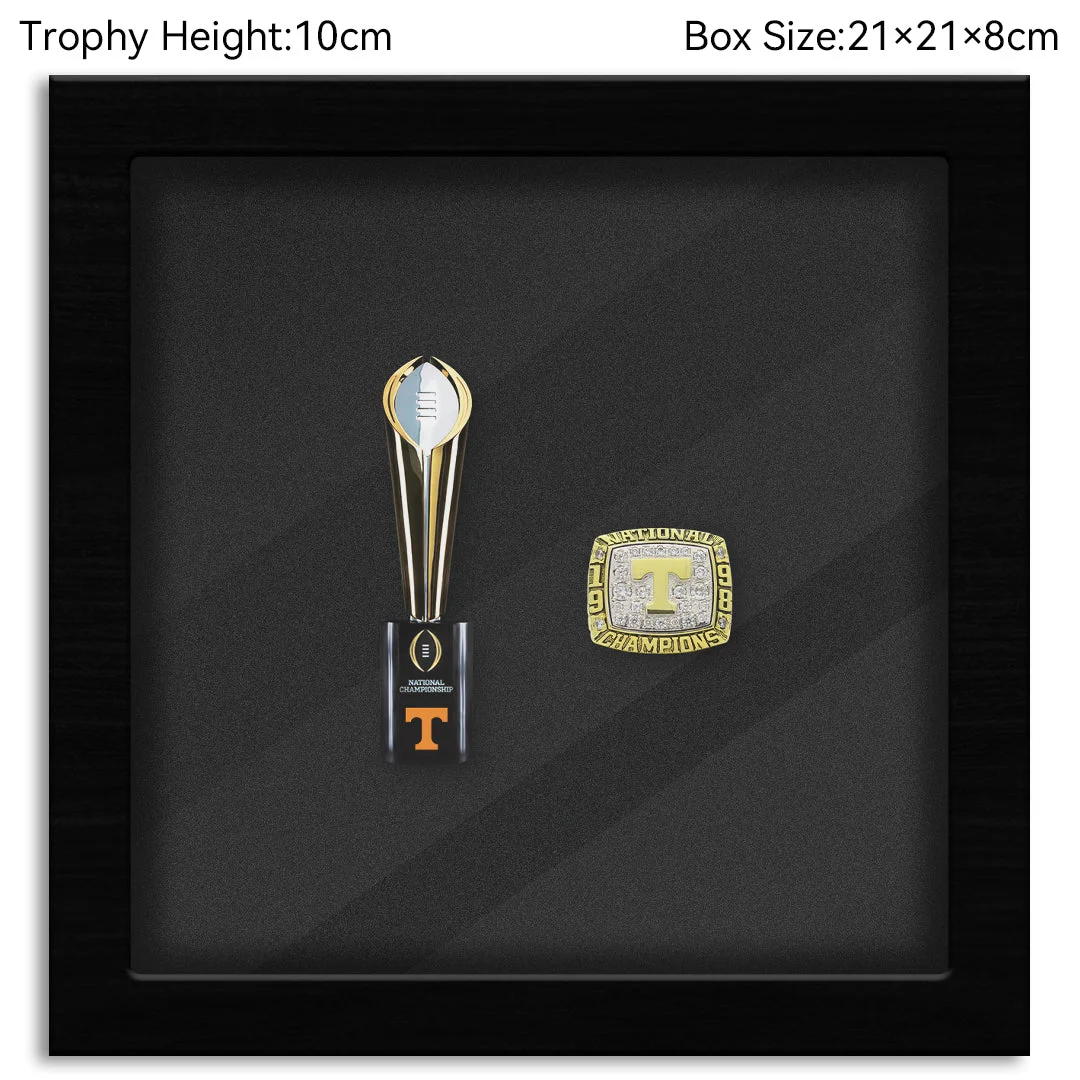 Tennessee Volunteers College CFP National Championship NCAA Trophy&Ring Box