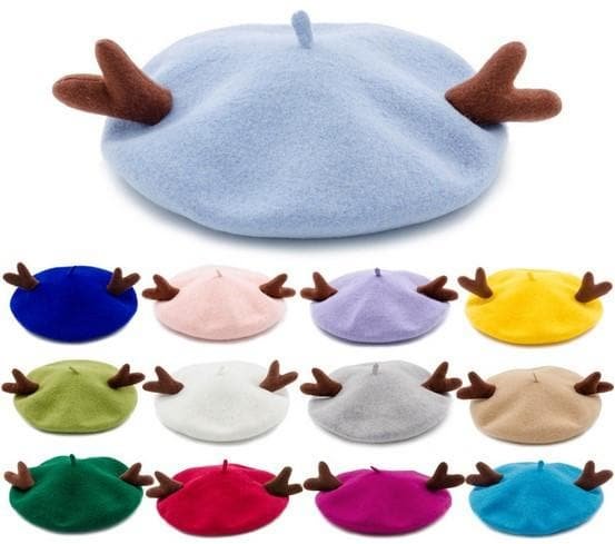 24 colors Deer Antlers Beret Hat SP153408