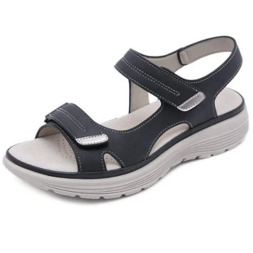 Orthopedic Sandals Arch Support Sandals - Black Comfort Sandals shopify Stunahome.com
