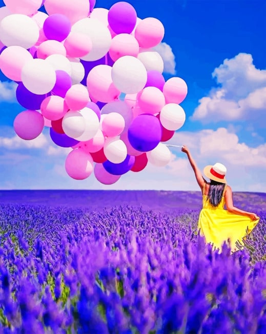 Woman In A Field Of Lavender Carrying Colorful Balloons – Women Paint By Numbers - 40*50CM, 501 Original
Woman In A Field Of Lavender Carrying Colorful Balloons – Women Paint By Numbers - 40*50CM, 501 Original