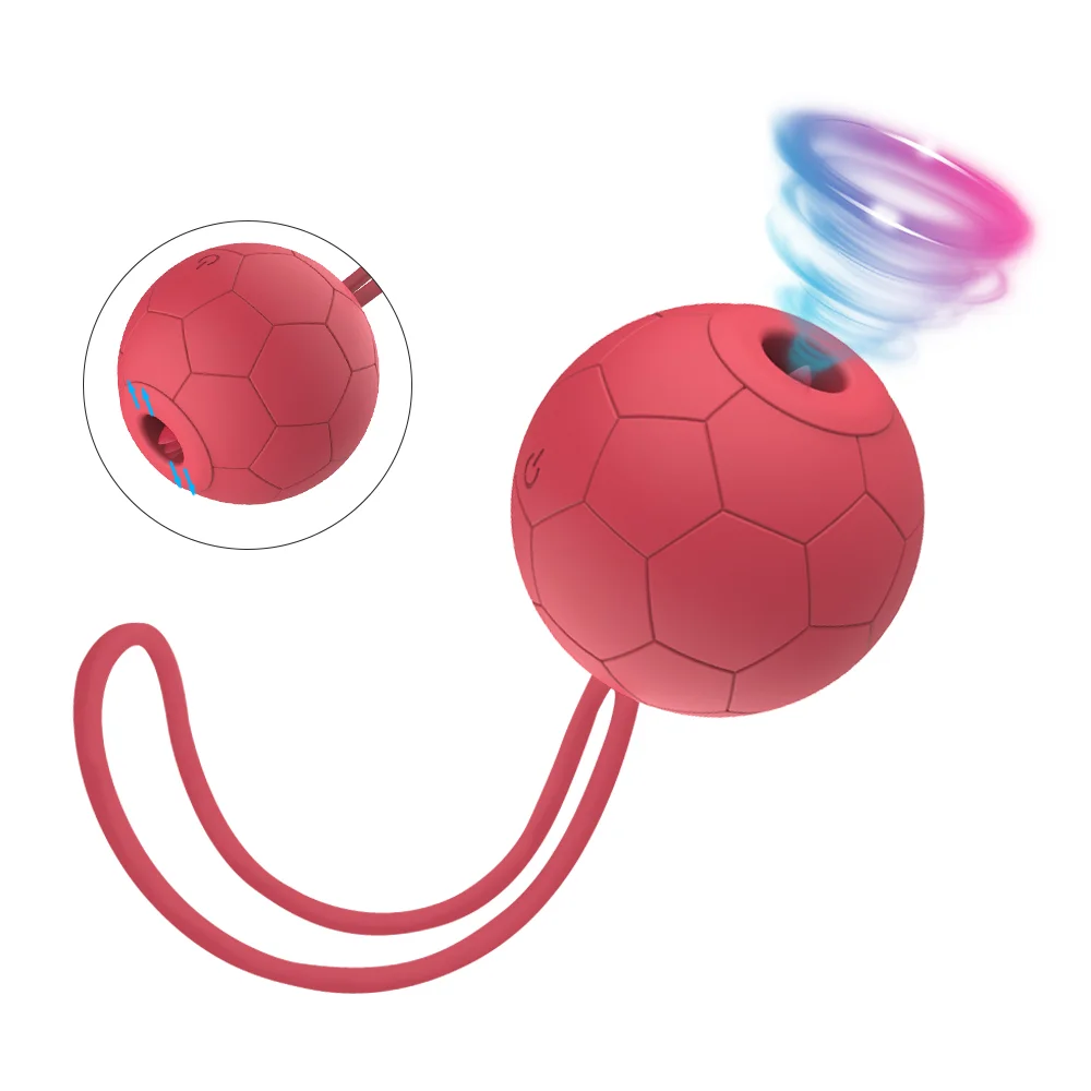 Football Sucking Egg Skipping Mute Sucking Device - Rose Toy