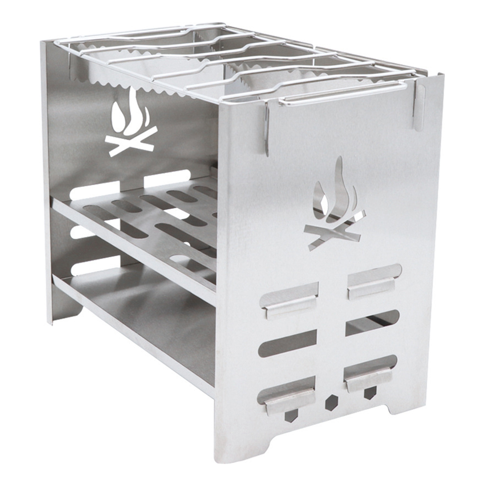 Mini Outdoor Firewood Stove Camping Picnic Stainless Steel Folding Grill, 501 Original
Mini Outdoor Firewood Stove Camping Picnic Stainless Steel Folding Grill, 501 Original