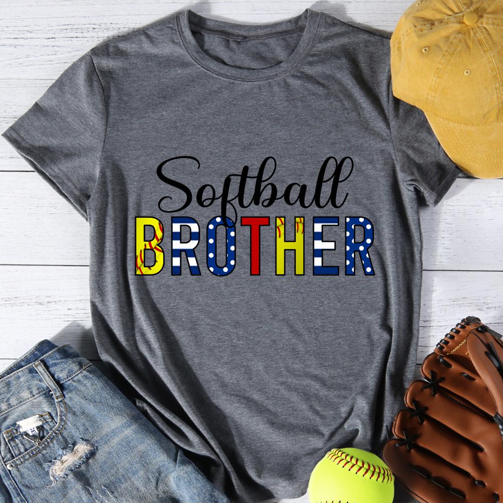 softball brother Round Neck T-shirt-0024342-Guru-buzz