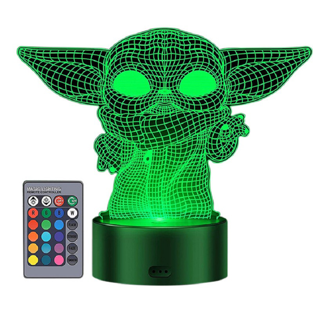 Film Figure 3D LED Night Light Colorful Touch Remote Table Lamp Room Decor, 501 Original
Film Figure 3D LED Night Light Colorful Touch Remote Table Lamp Room Decor, 501 Original