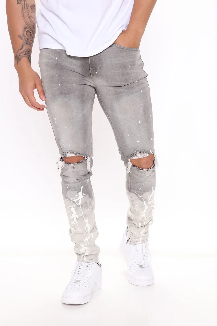 Impression Skinny Jeans - Grey