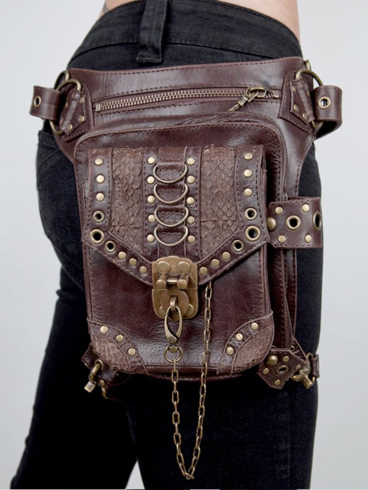Comstylish Vintage Steampunk Functional Adjustable Bag