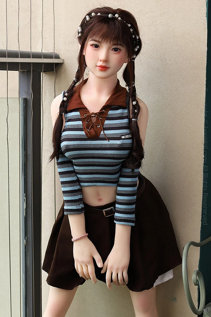 Mesedoll 145cm Mini Sex Doll TPE&Silicone love doll College girl H4267 Mesedoll HANIDOLL