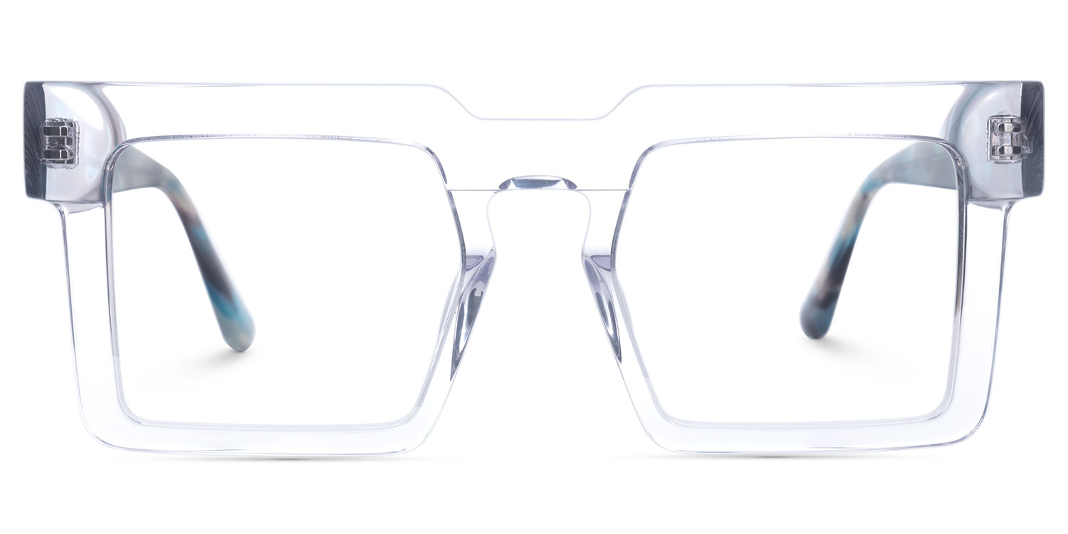 Sydney Rectangle Clear Eyeglasses Vooglam UK