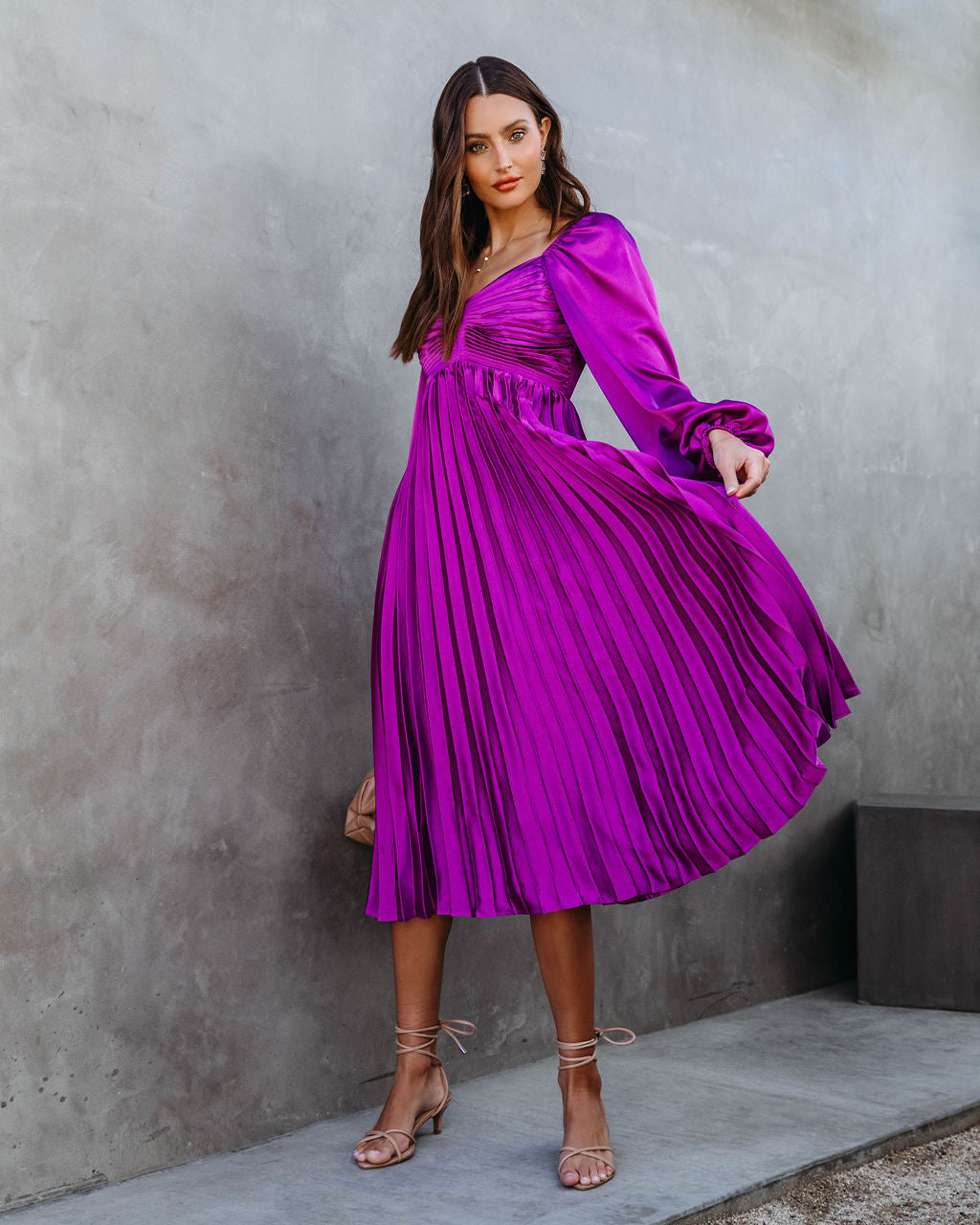 prom dress formal Classic Long Pink Sleeveless Prom Dresses Long Slit Online