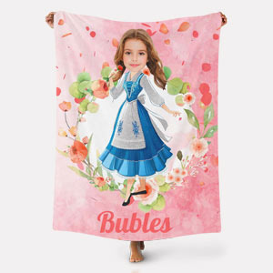 Custom Blanket Photo Blanket Personalized Blanket | Make Me Surprise | blanket-girl-clothing