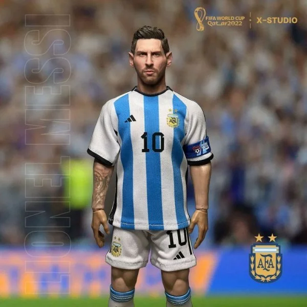 In-Stock X-Studio X Aix Paint Studio-FIFA WORLD CUP Qatar 2022 ME10C ME10D 1/6 Action Figure Lionel Messi Argentina-PJ