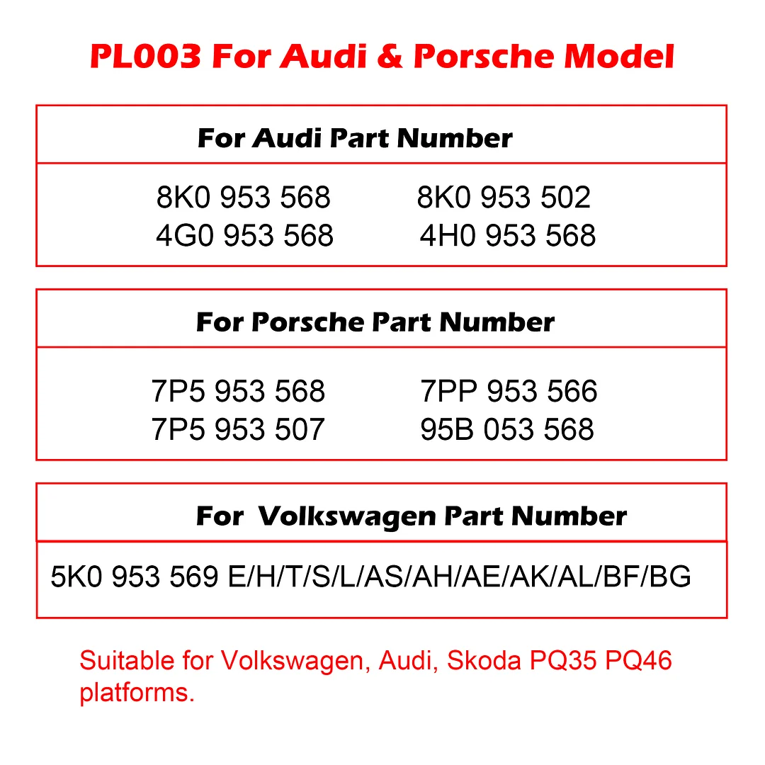 WOYO PL003 For AUDI LRE 16 4G/8K  8K0 953 568 Coil Spring With Electronics And Steering Angle Sensor Tester Bench Testing Lab Testing Component Testing Hardware In-the-Loop(HIL)Testing