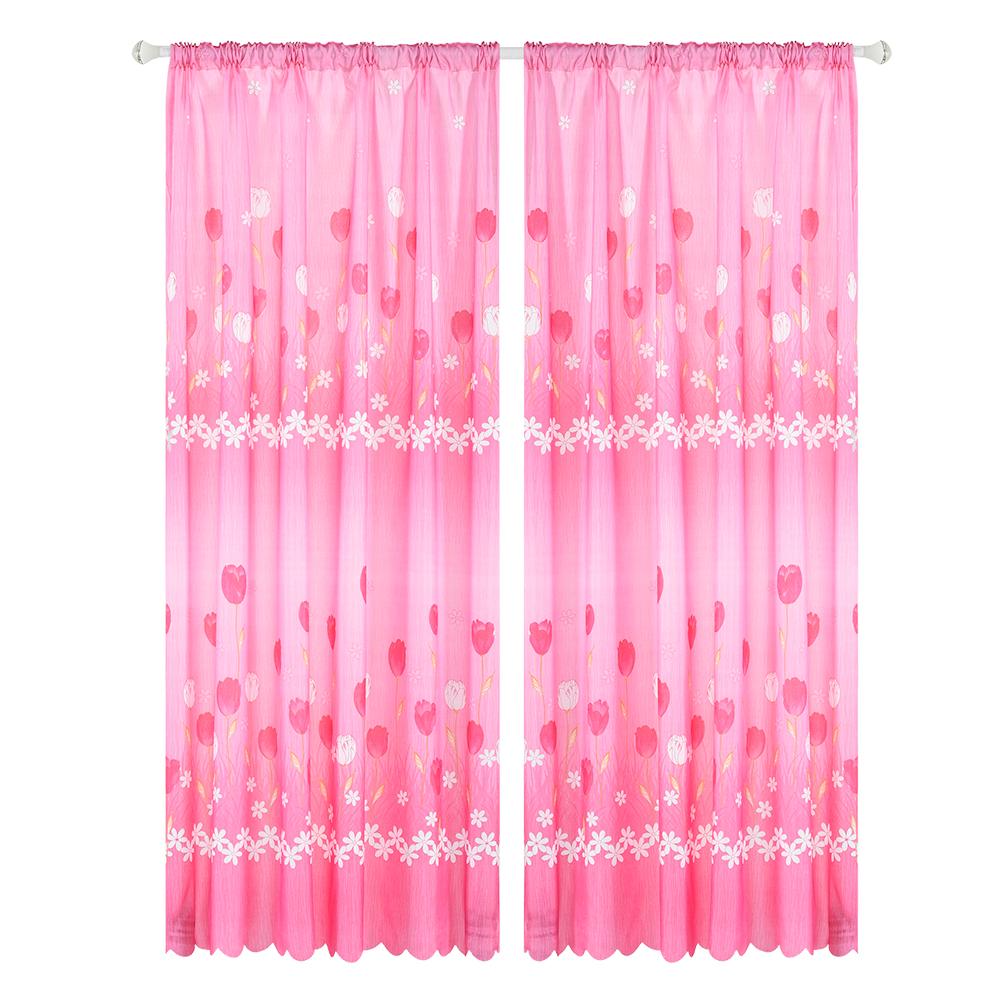 Plain Horizontal Strip Tulip Print Window Blinds Blackout Curtains (Pink, 501 Original
Plain Horizontal Strip Tulip Print Window Blinds Blackout Curtains (Pink, 501 Original