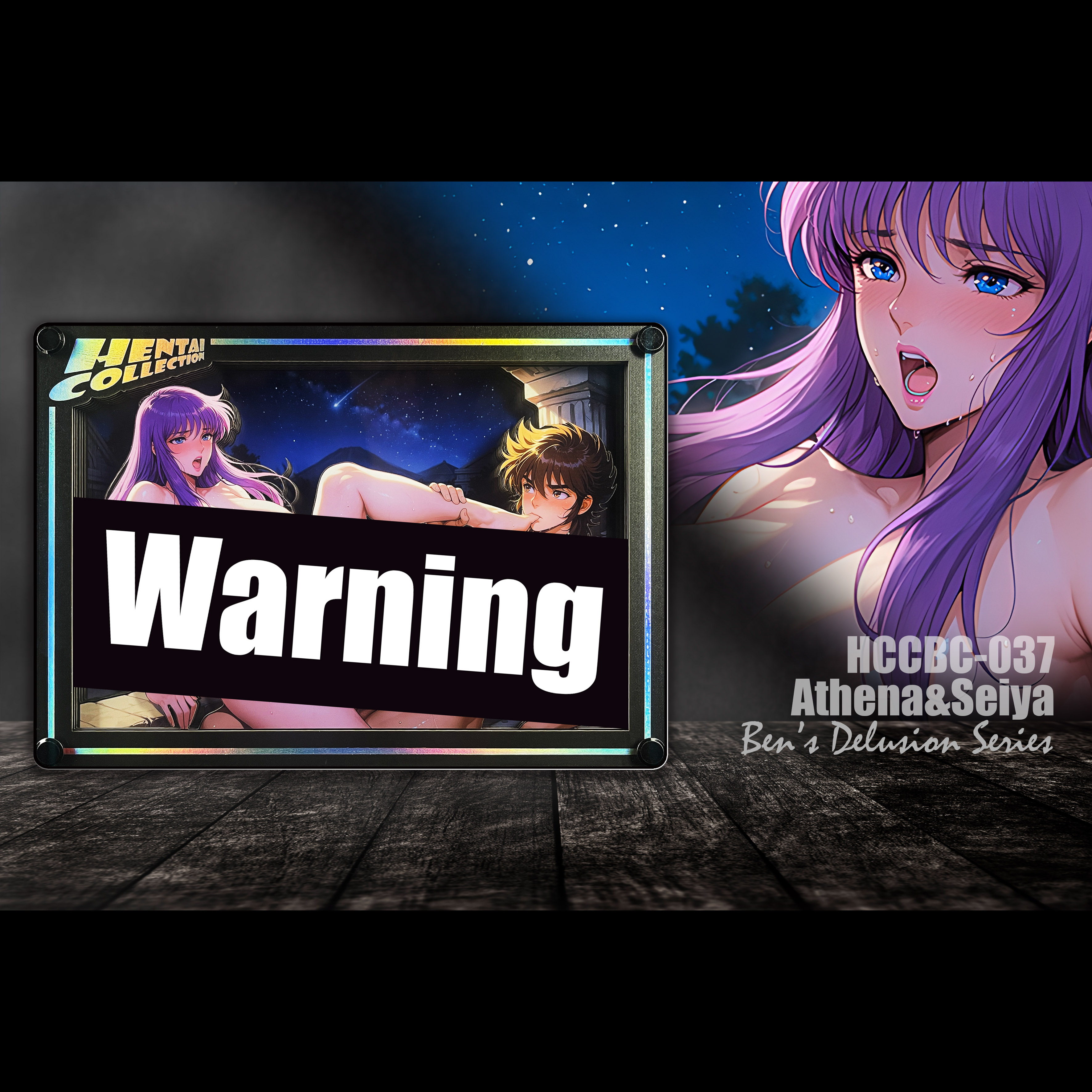 B&W Studio - Ben's Delusion World Series Desktop Decor Card #37 Athena X Seiya Saint Seiya-