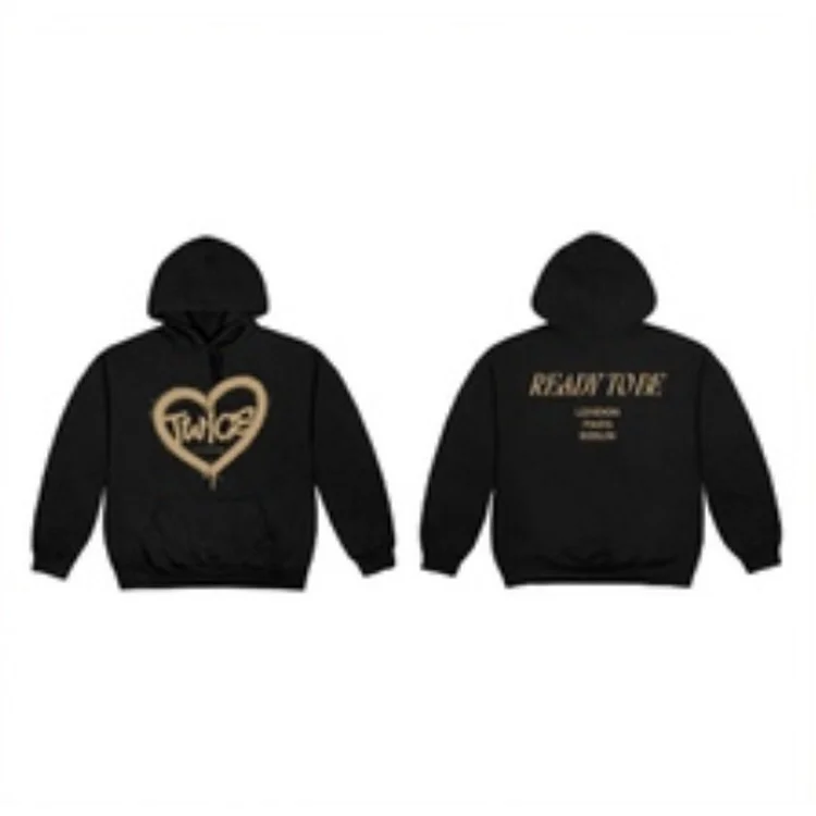 TWICE 5th World Tour READY TO BE London Heart Hoodie
