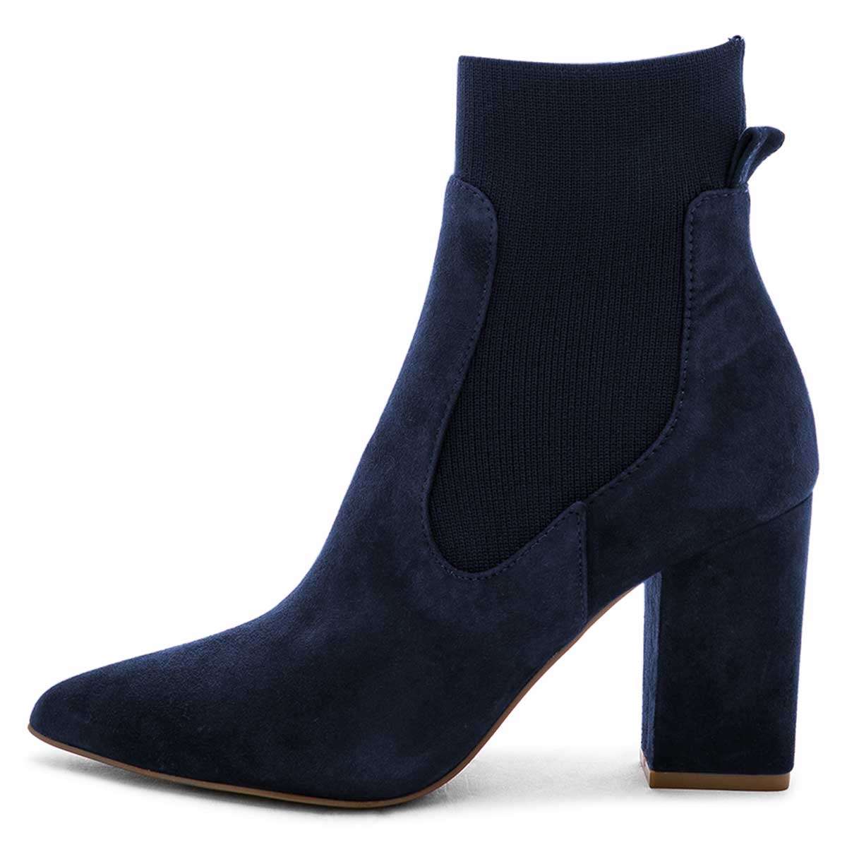 Navy blue deals booties heels