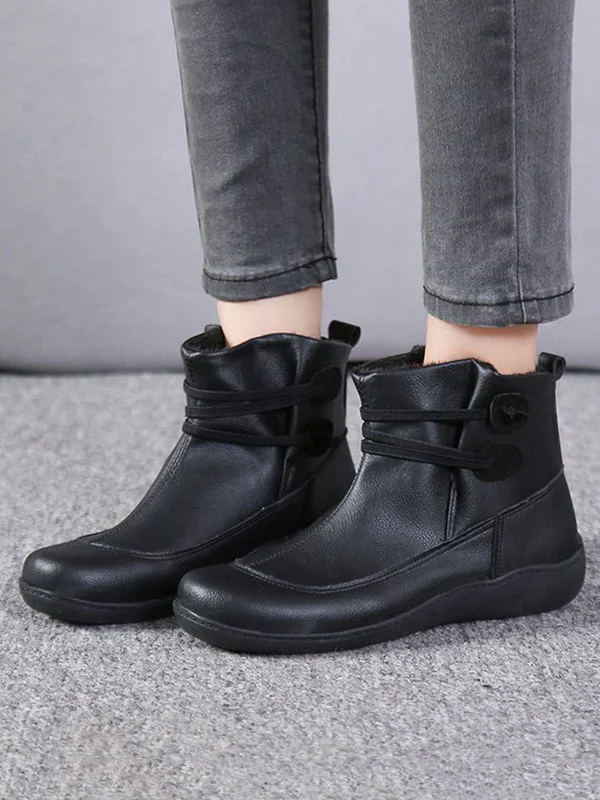 Flat Ankle Length Boots