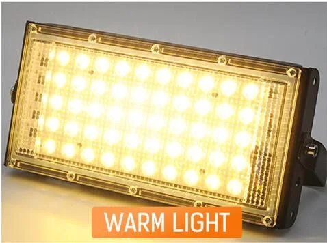 100W 50W LED Floodlight  AC  RGB Spot light Waterproof Ip66 Outdoor Garden Lighting Led Reflector Cast light Spotlights