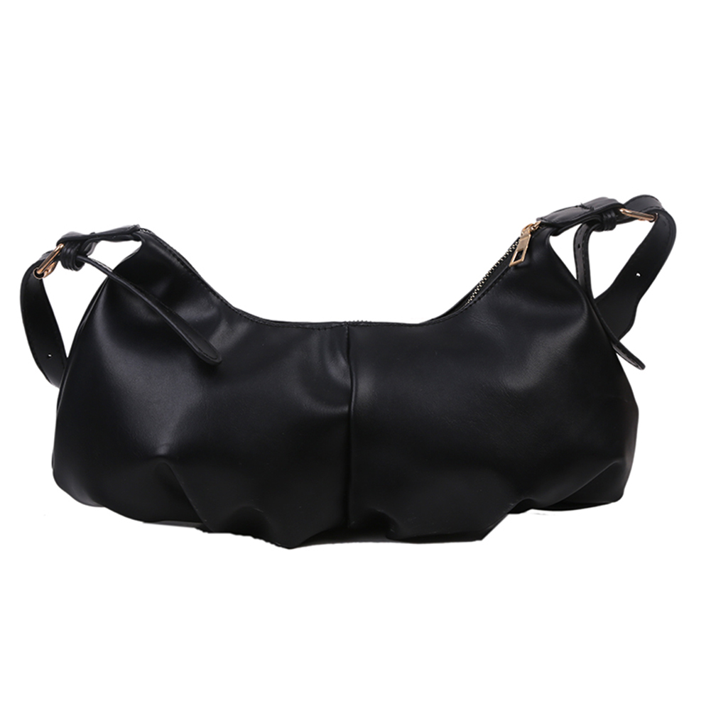 Retro Pleated Messenger Bag Women Leather Shoulder Cloud Handbags Clutches, Black, 501 Original
Retro Pleated Messenger Bag Women Leather Shoulder Cloud Handbags Clutches, Black, 501 Original