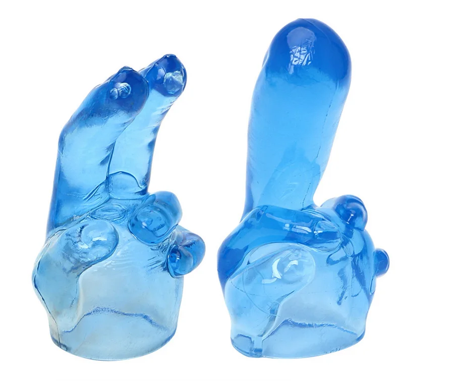 Finger/Ripple TPE Wand Attachment Rosetoy Official