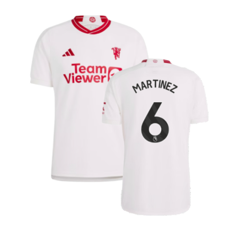 Manchester United Lisandro Martínez 6 Third Shirt Top Kit 2023-2024