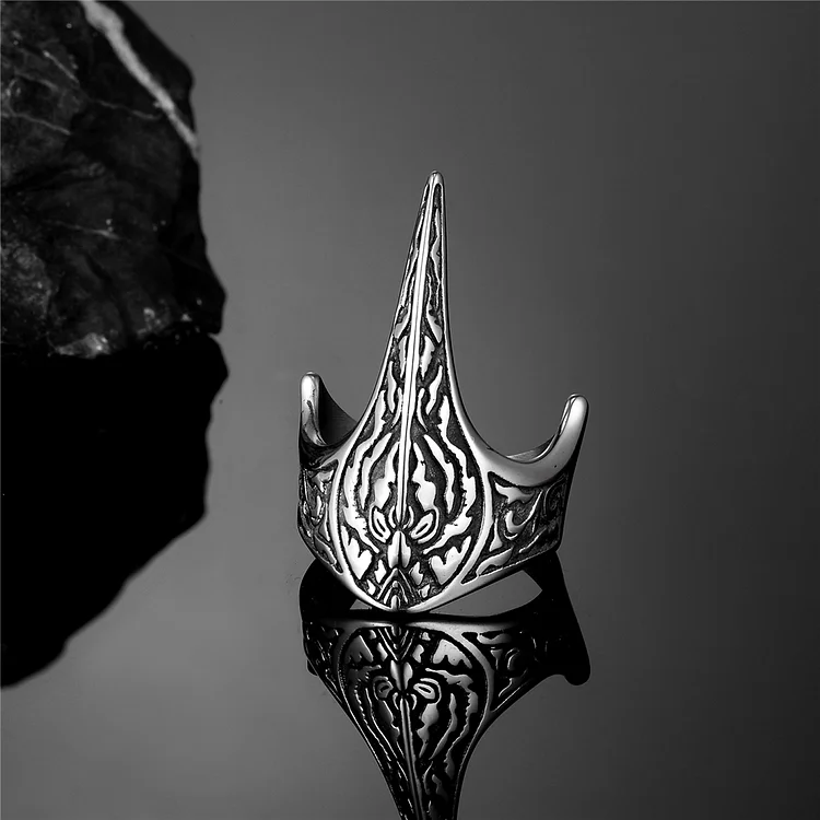 Viking Crow Stainless Steel Ring