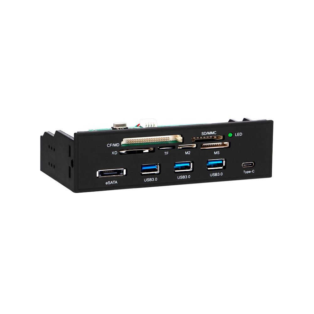 USB 3.0 Hub Multi Port Card Reader Front Drive Panel Docking Station for PC, 501 Original
USB 3.0 Hub Multi Port Card Reader Front Drive Panel Docking Station for PC, 501 Original