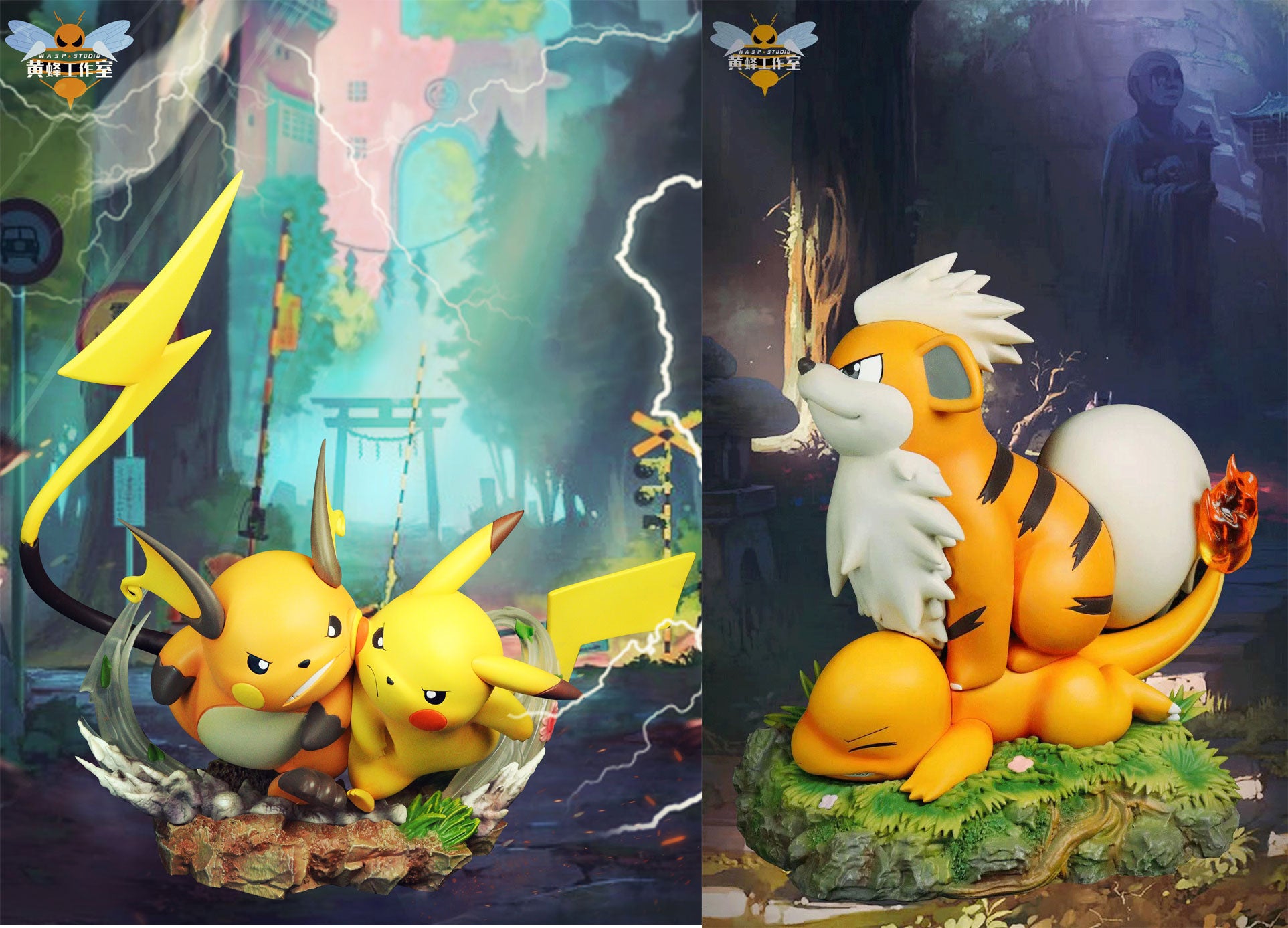 Evolution Series Pikachu Family & Elekid - Pokemon Resin Statue - PPAP  Studios [In Stock]