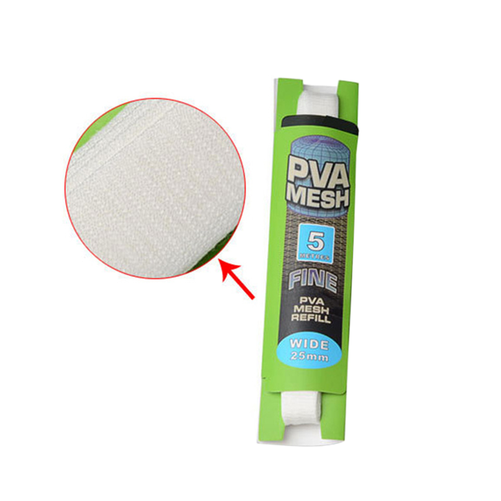 PVA Water Soluble Fishing Network Refill Stocking Bait Bag Protect Fish Net, 37mm, 501 Original
PVA Water Soluble Fishing Network Refill Stocking Bait Bag Protect Fish Net, 37mm, 501 Original